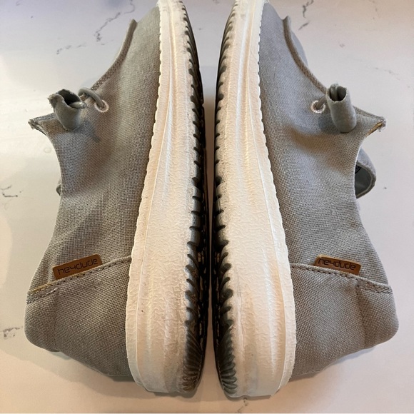 Hey Dude (413058) Wendy Chambray Slip-On Chambray Light Grey Womens US Size 7 - Picture 8 of 12